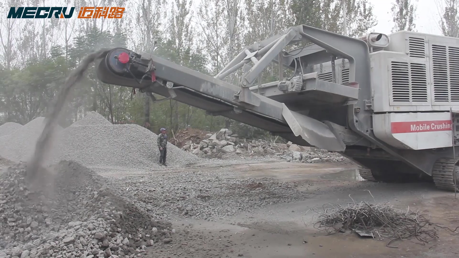 移動破碎，高效施工——邁科路重工移動破碎站引領行業變革
